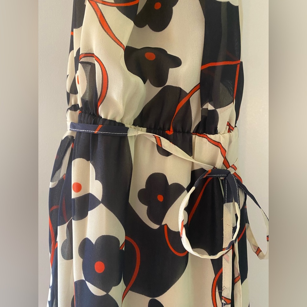 Jessica Simpson maxi halter dress with pockets